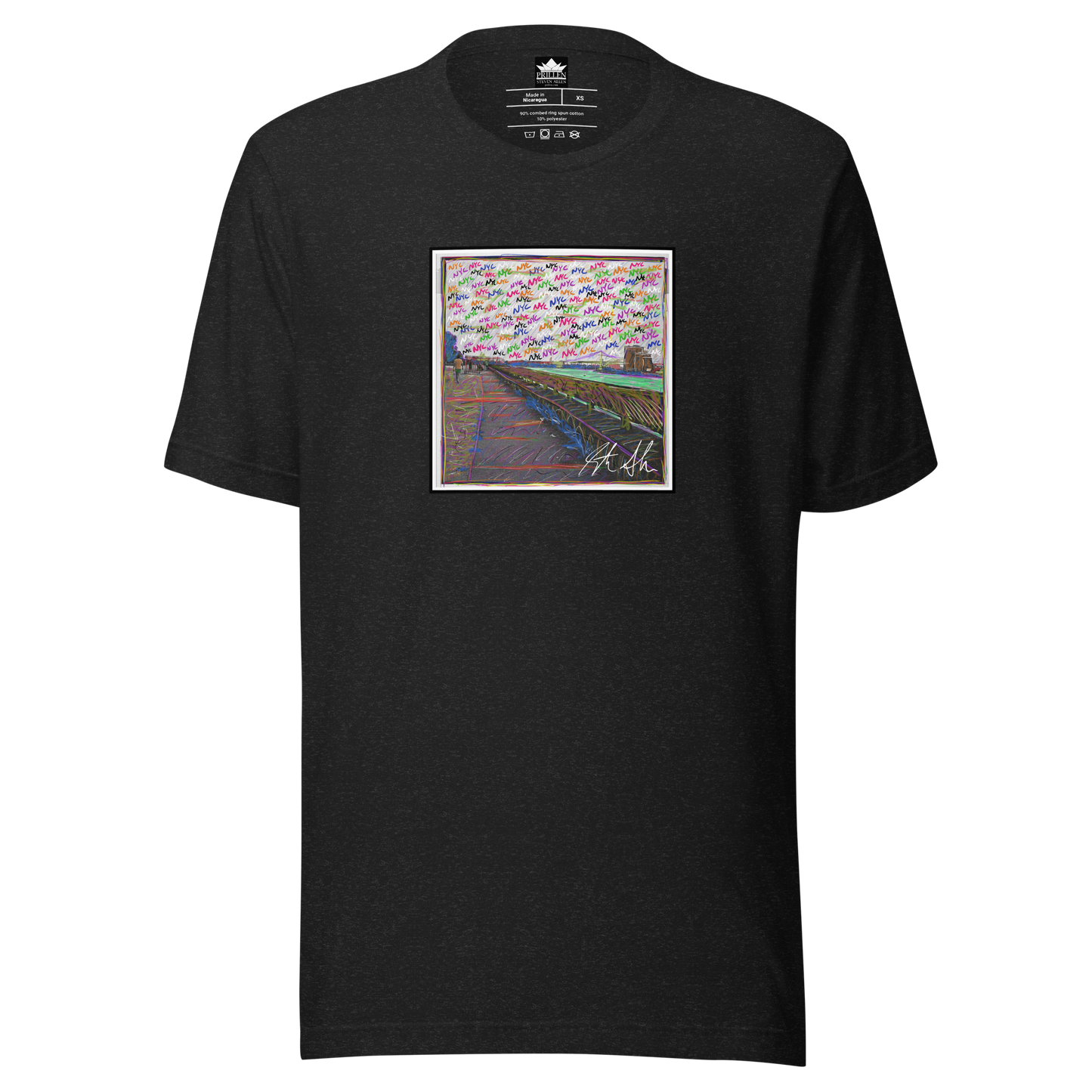Prillen - Steven Allen - Colorized NYC East River - Photo T-Shirt
