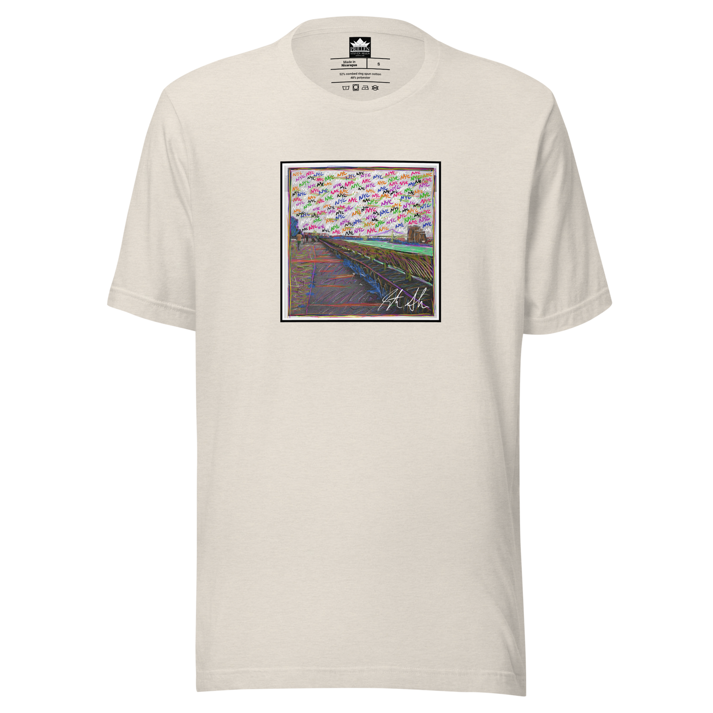 Prillen - Steven Allen - Colorized NYC East River - Photo T-Shirt